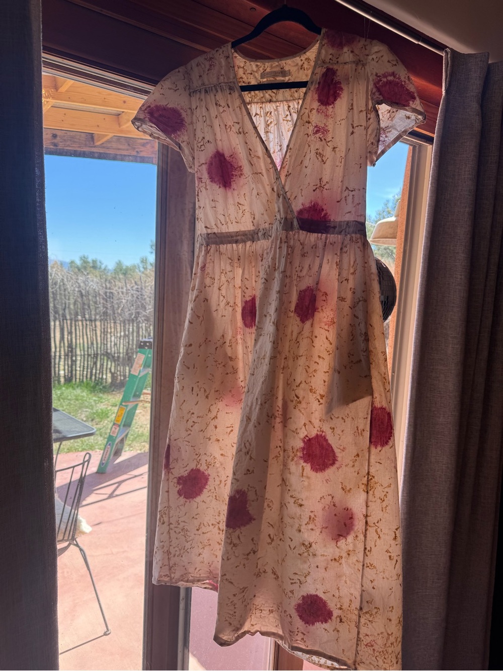 Christy Dawn Dawn Dress dyed with temple flowers 🌺 ✨  sz small